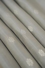 Grey Orange Gadwal Silk Saree - Saavari - SSGOGSS09