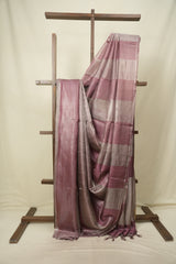 Onion Pink Tissue Tussar Silk Saree - SROPTTSS616