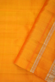 Grey Orange Gadwal Silk Saree - Saavari - SSGOGSS09