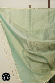 Aqua Maheshwari Tissue Saree - SRAMTS662