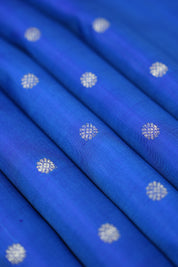 Blue Orange Gadwal Silk Saree - Saavari - SSBOGSS10