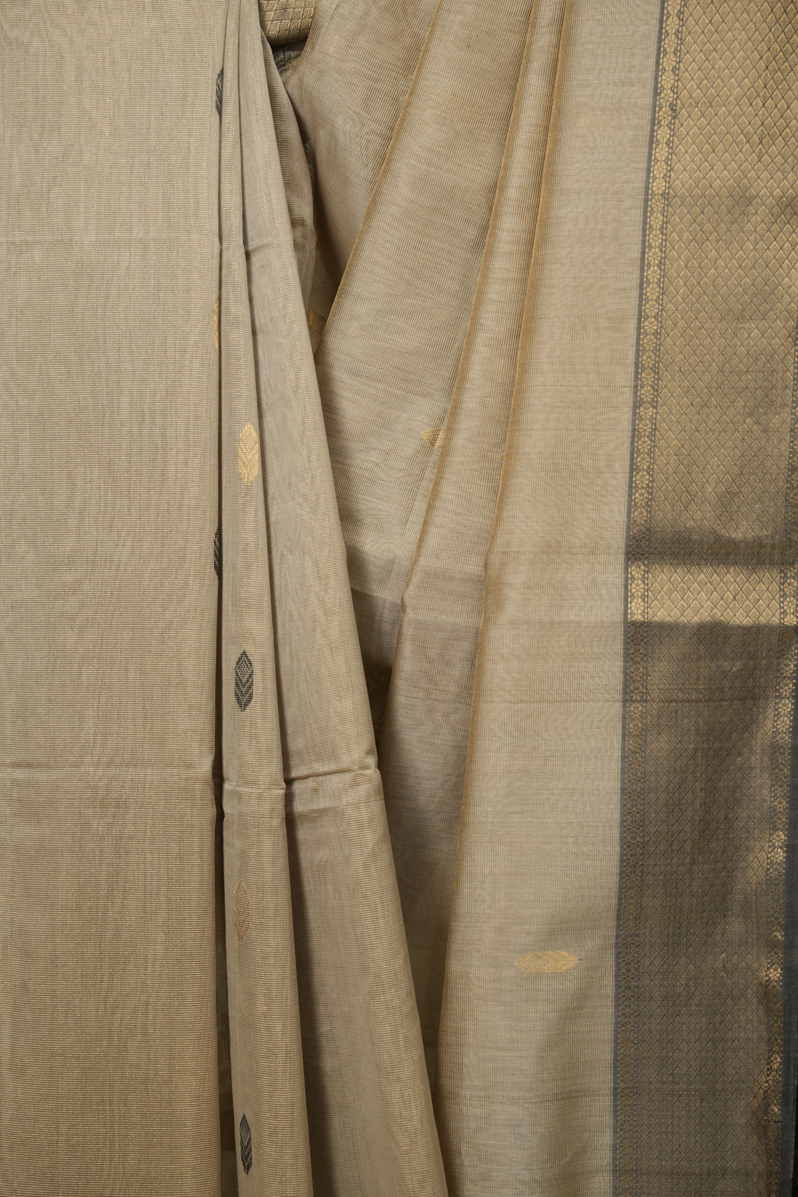 Beige Maheshwari Tissue Saree - SRBMTS752