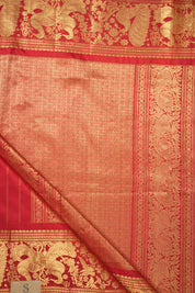 Teal Blue Gadwal Silk Saree - Saavari - SSTBGSS12