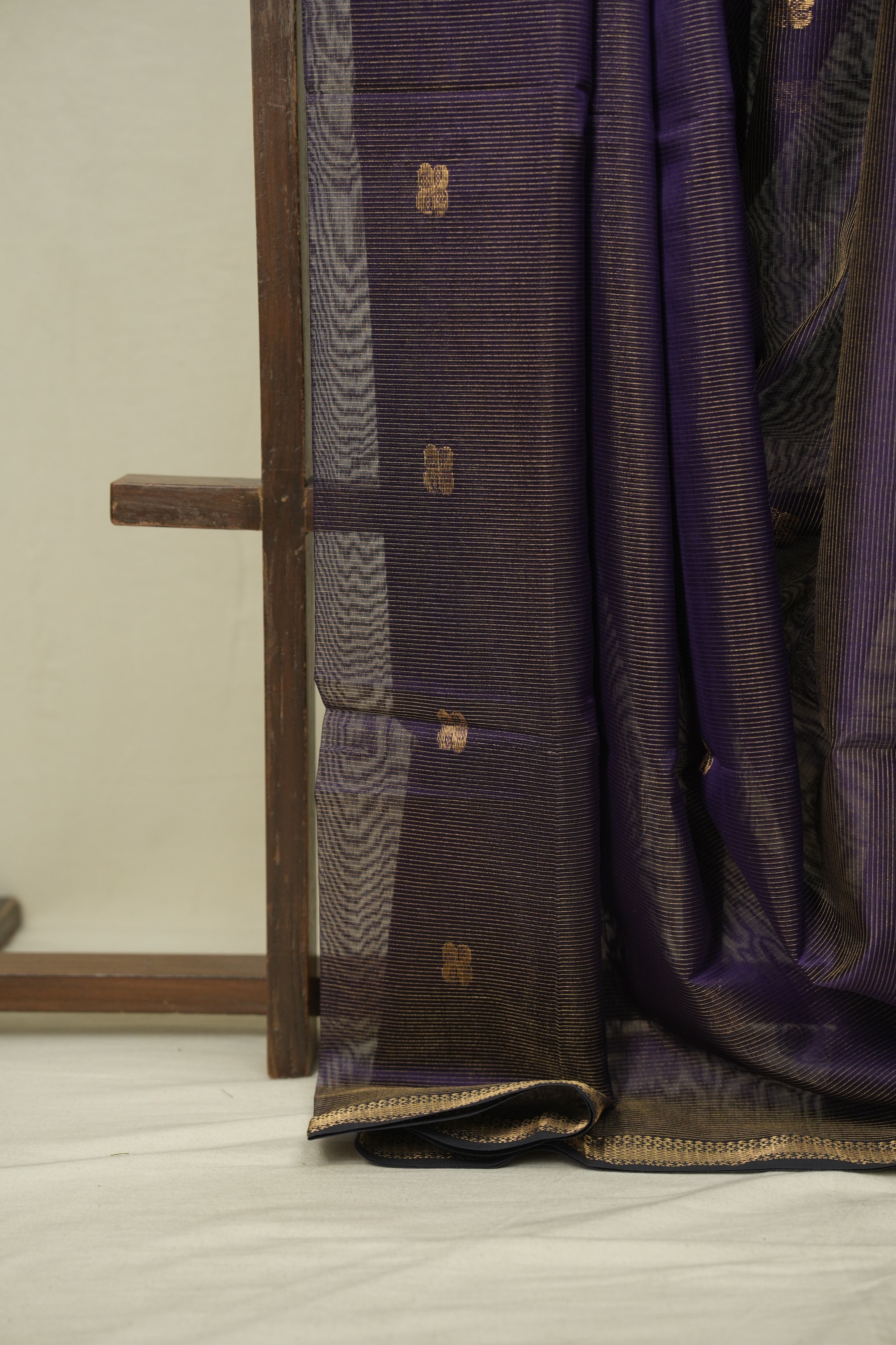 Purple Maheshwari Tissue Saree - SRPMTS753