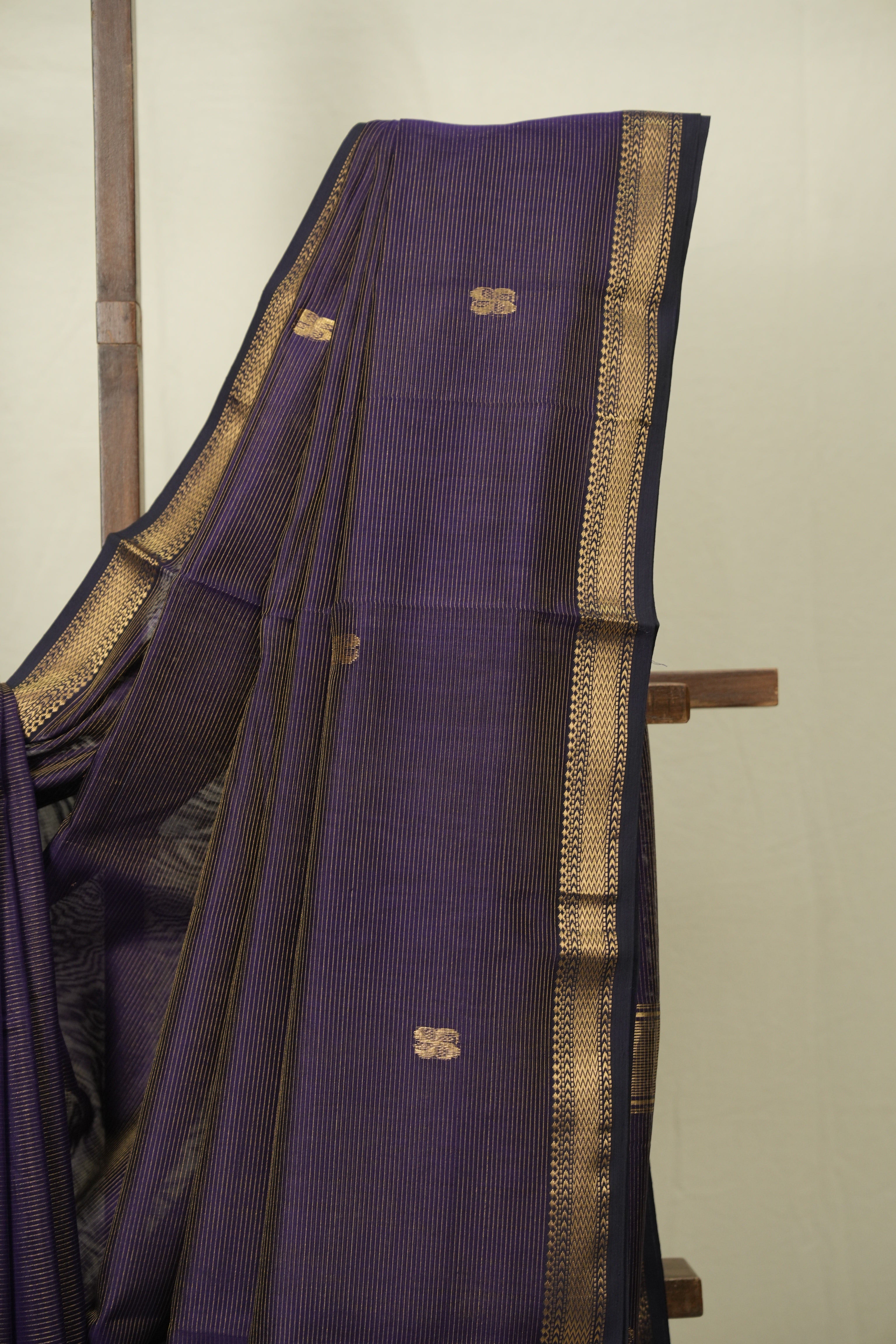 Purple Maheshwari Tissue Saree - SRPMTS753