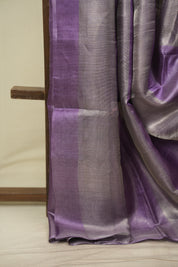Purple Tissue Tussar Silk Saree - SRPTTSS608
