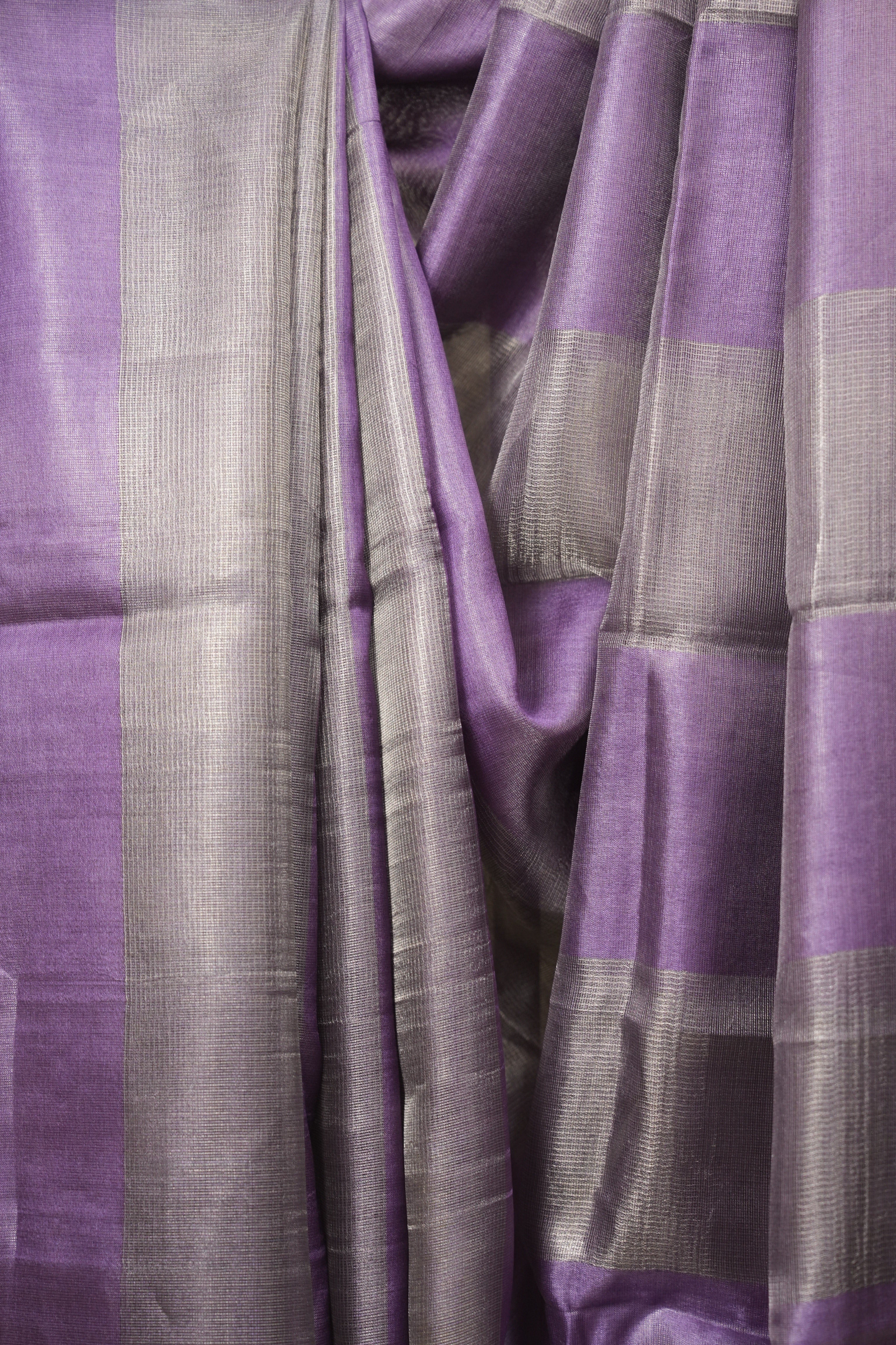 Purple Tissue Tussar Silk Saree - SRPTTSS608