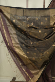 Wine Maheshwari Tissue Saree - SRWMTS754