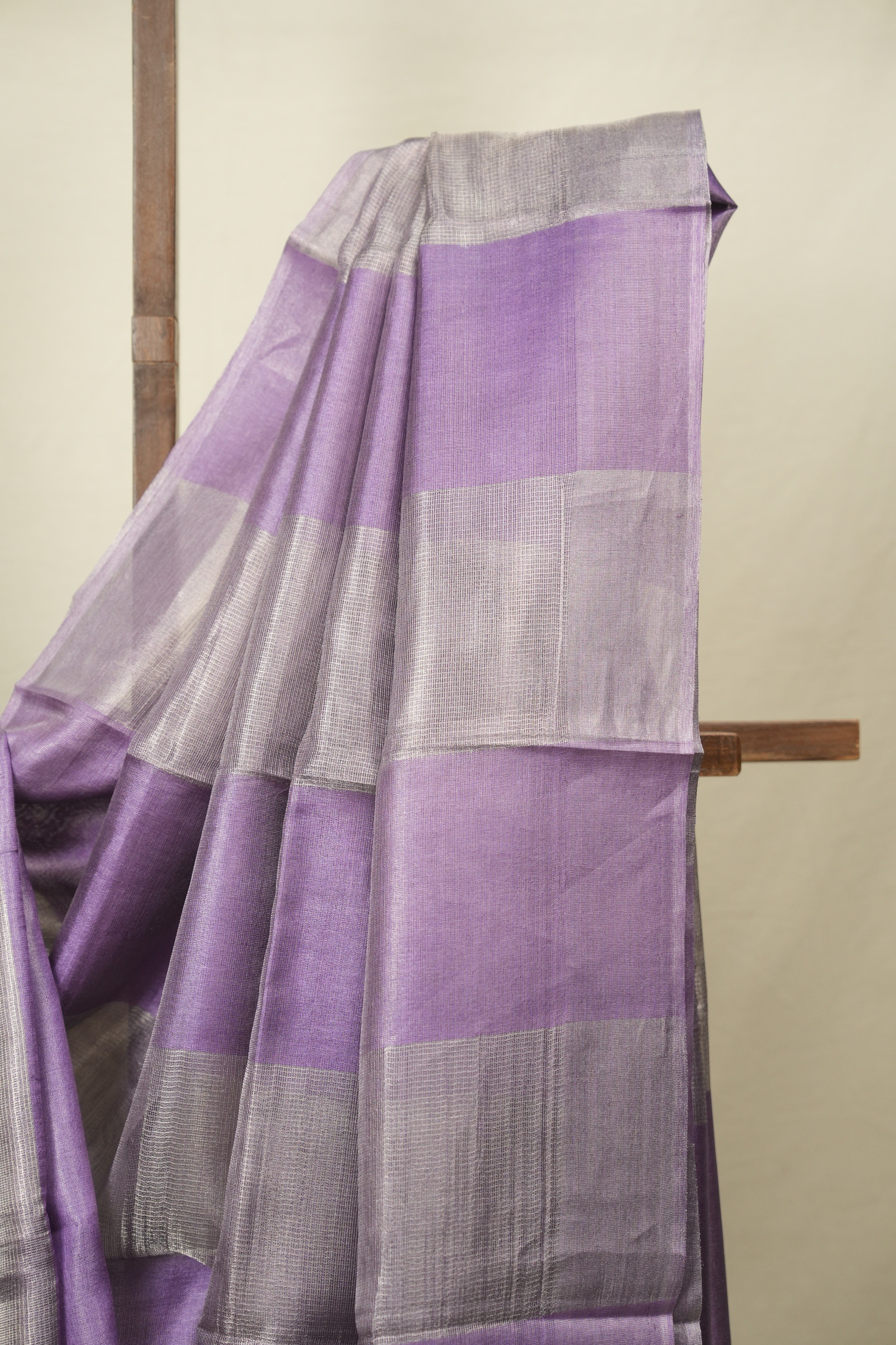 Purple Tissue Tussar Silk Saree - SRPTTSS608