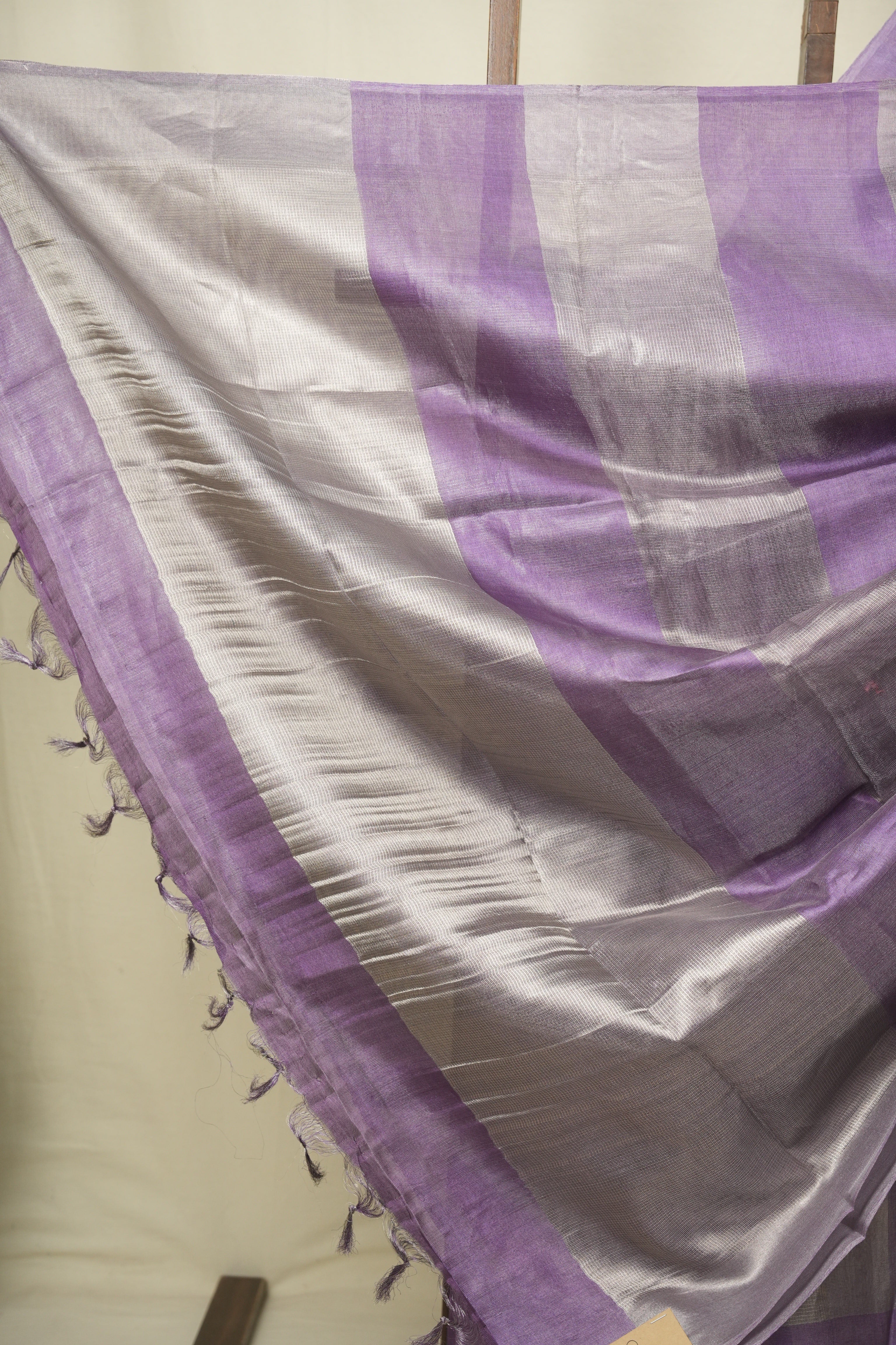 Purple Tissue Tussar Silk Saree - SRPTTSS608