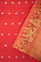 Aqua Blue Gadwal Silk Saree - Saavari - SSABGSS14