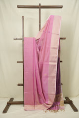 Pink Maheshwari Tissue Saree - SRPMTS755