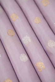 Lilac Gadwal Silk Saree - Saavari - SSLGSS15