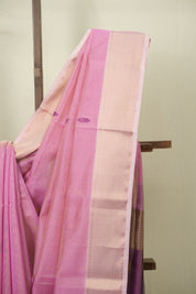 Pink Maheshwari Tissue Saree - SRPMTS755