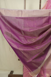 Pink Maheshwari Tissue Saree - SRPMTS755