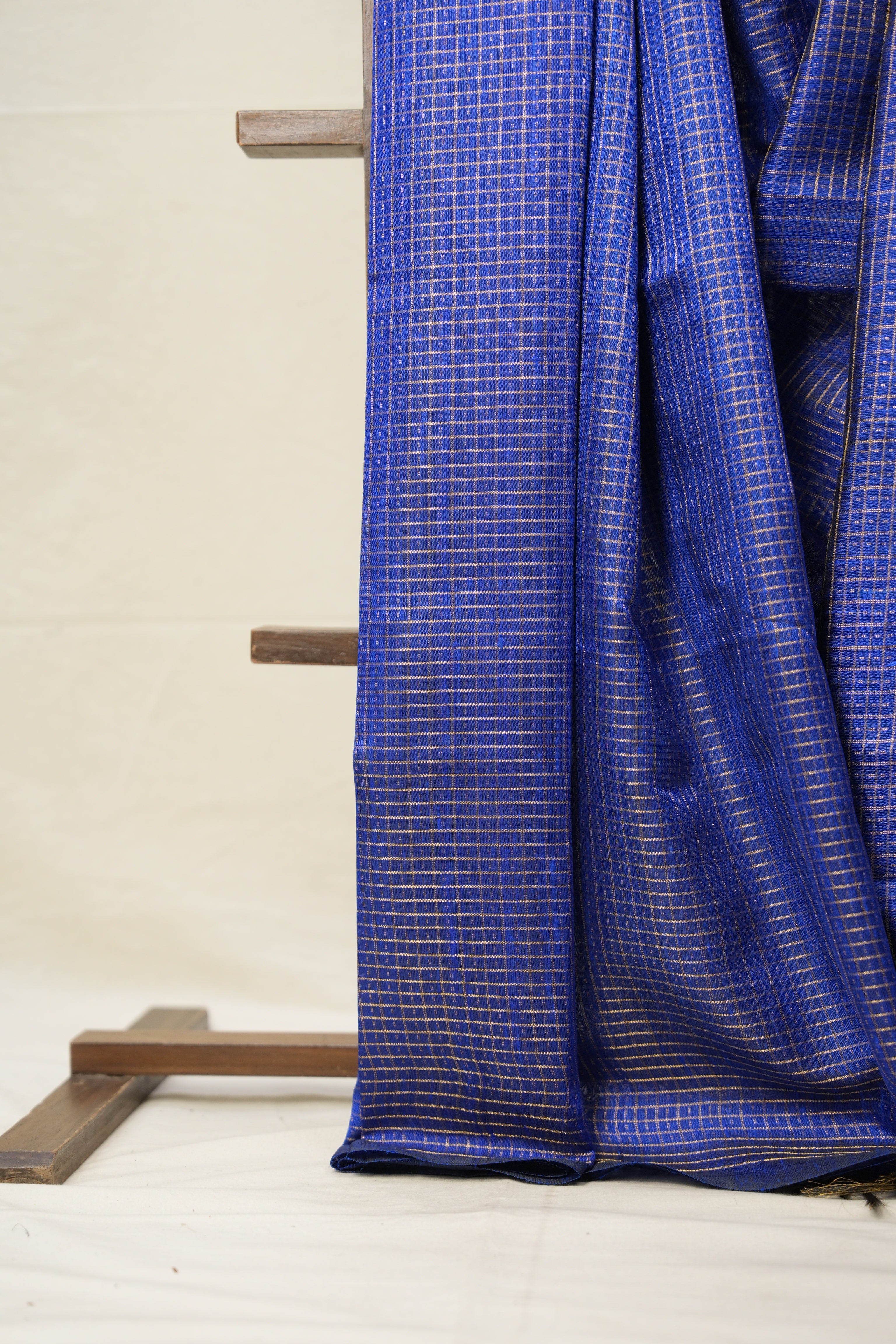 Blue Raw Silk Saree - SRBRSS853