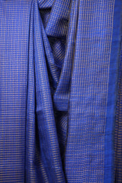 Blue Raw Silk Saree - SRBRSS853