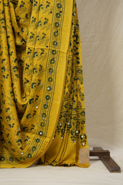 Yellow HBP Modal Silk Saree - SRYMSS623