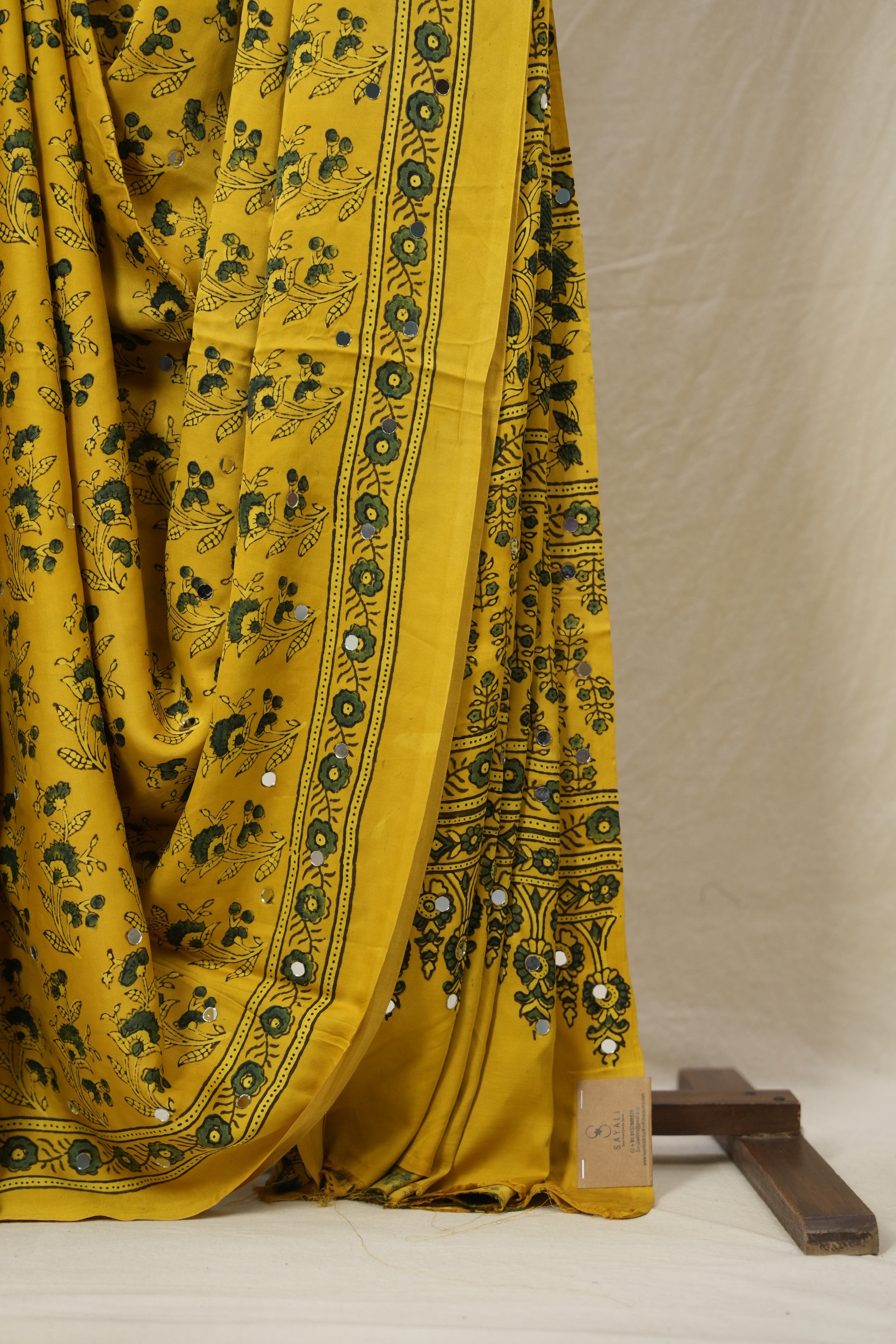 Yellow HBP Modal Silk Saree - SRYMSS623