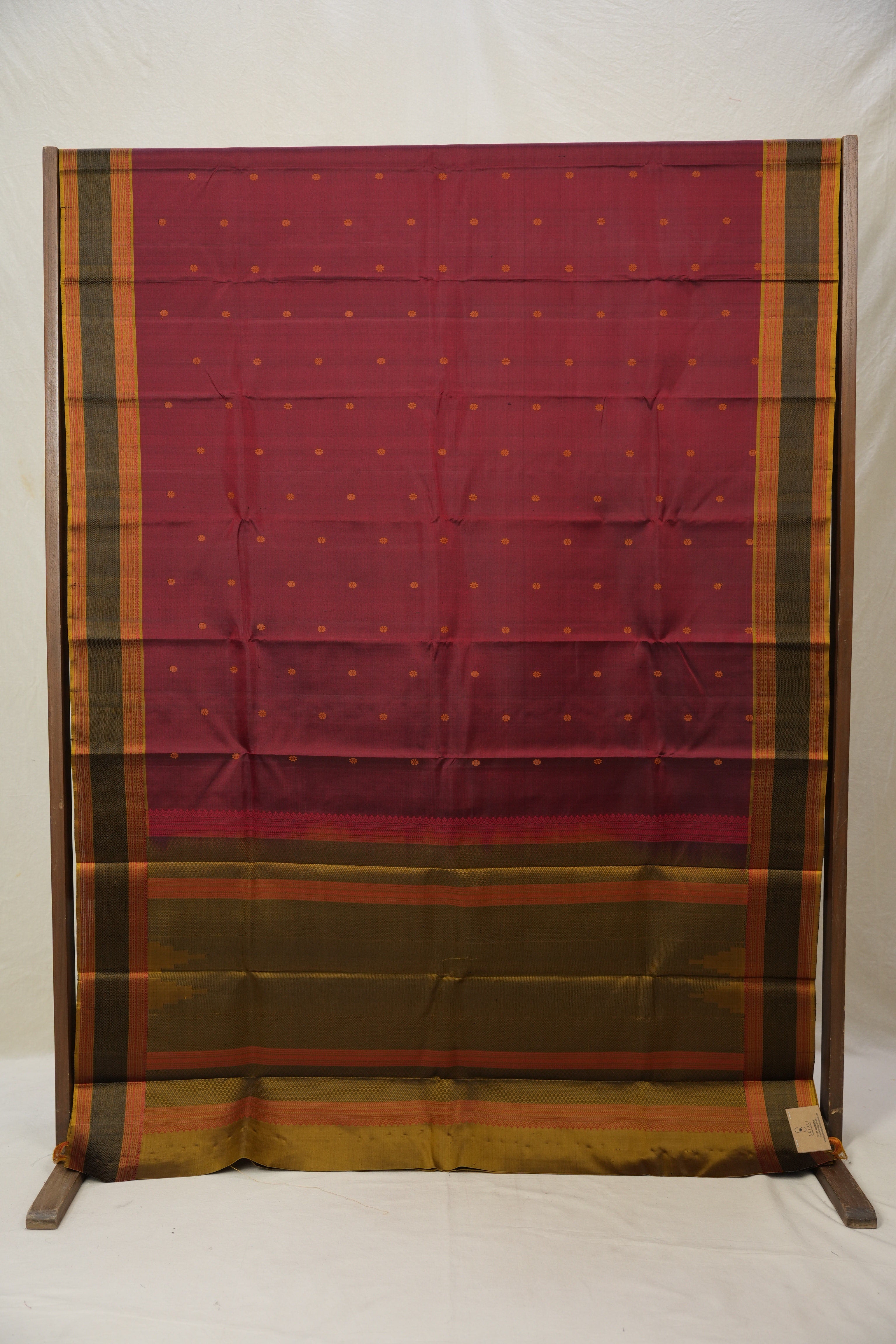 Maroon Kanjivaram Silk Saree - SRMKSS961