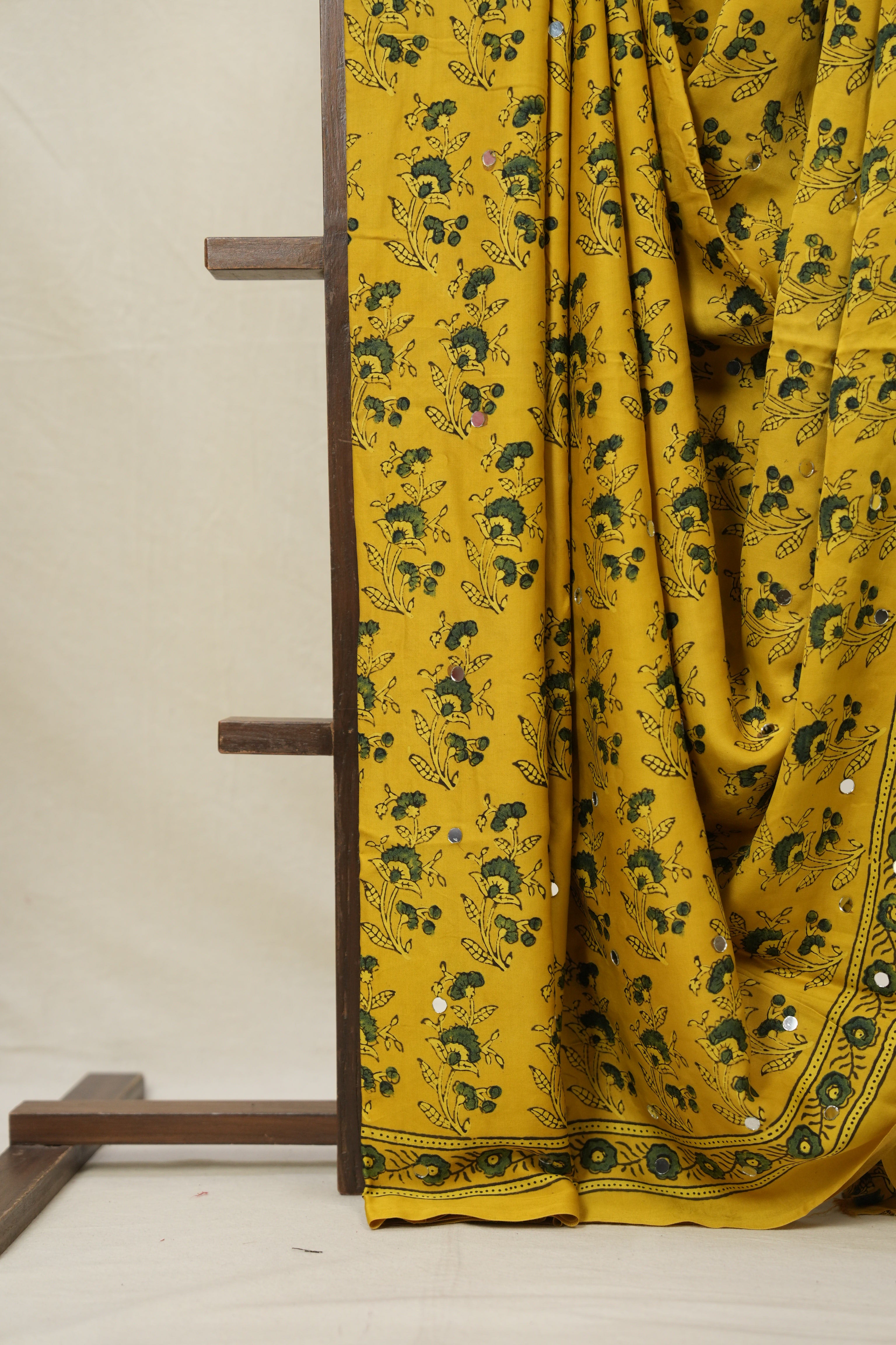 Yellow HBP Modal Silk Saree - SRYMSS623