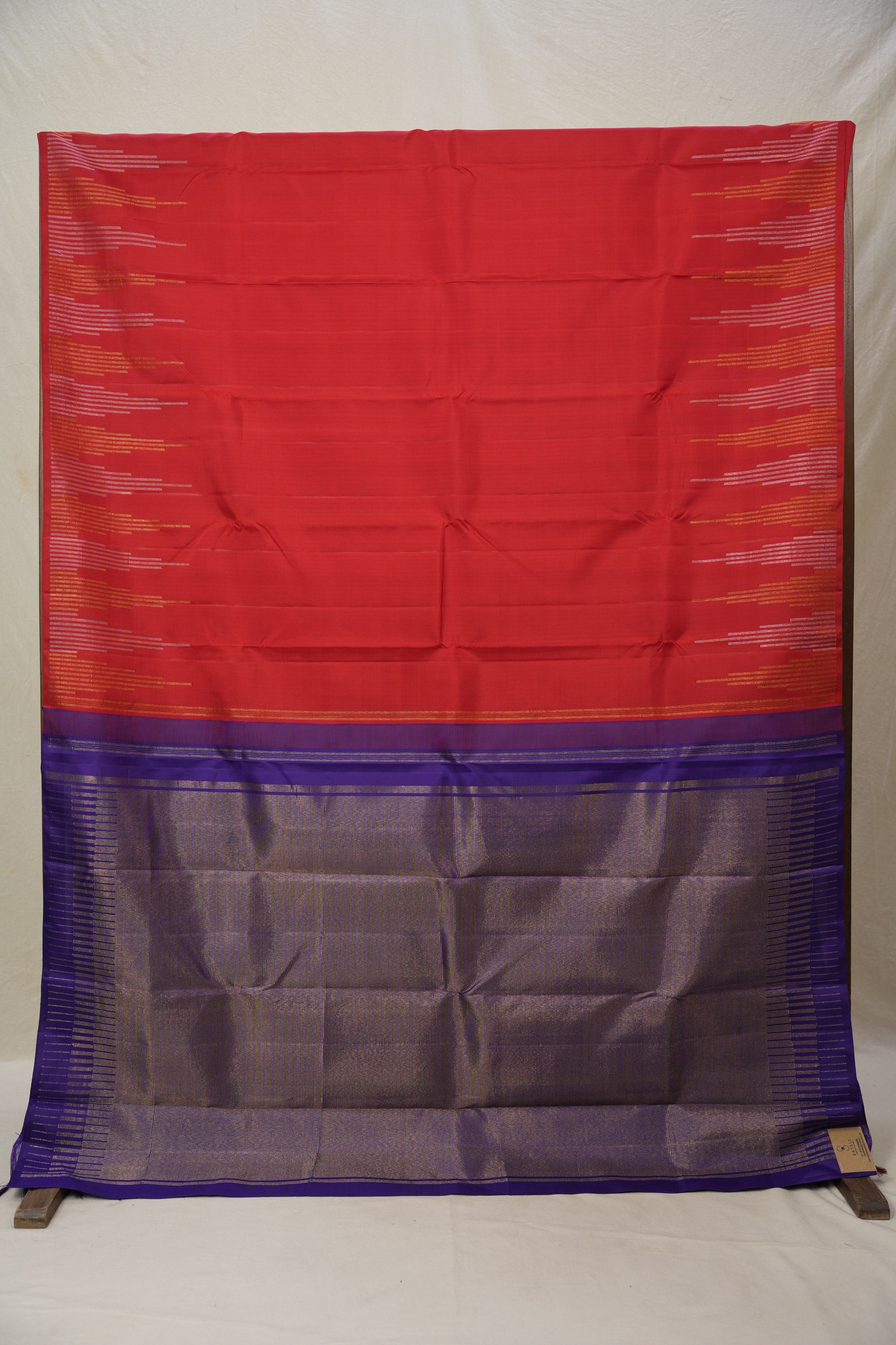 Red Kanjivaram Silk Saree - SRRKSS1029
