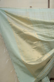 Aqua Blue Raw Silk Saree - SRABRSS774