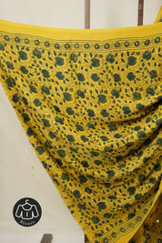 Yellow HBP Modal Silk Saree - SRYMSS623