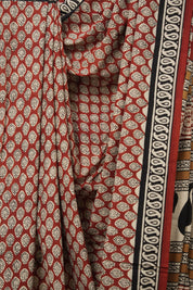 Maroon HBP Cotton Saree - SRMCS3034