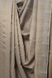 Grey Raw Silk Saree - SRGRSS776