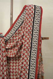 Maroon HBP Cotton Saree - SRMCS3034