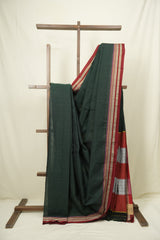 Green Cotton Ilkal Saree - SRGCIS1043