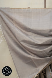 Grey Raw Silk Saree - SRGRSS776