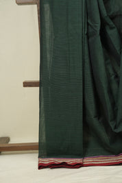 Green Cotton Ilkal Saree - SRGCIS1043