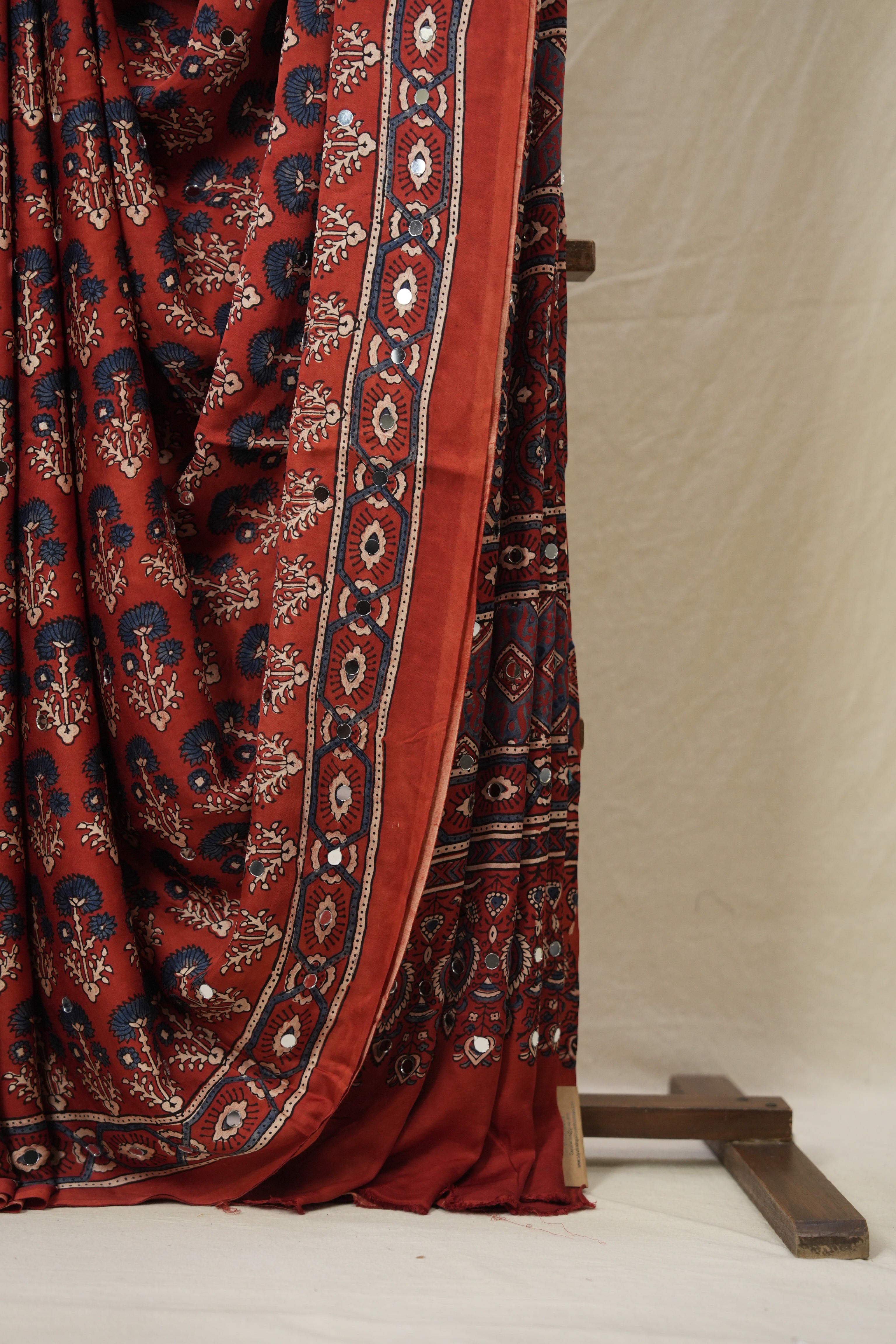 Maroon HBP Modal Silk Saree - SRMMSS621