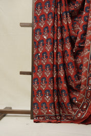 Maroon HBP Modal Silk Saree - SRMMSS621