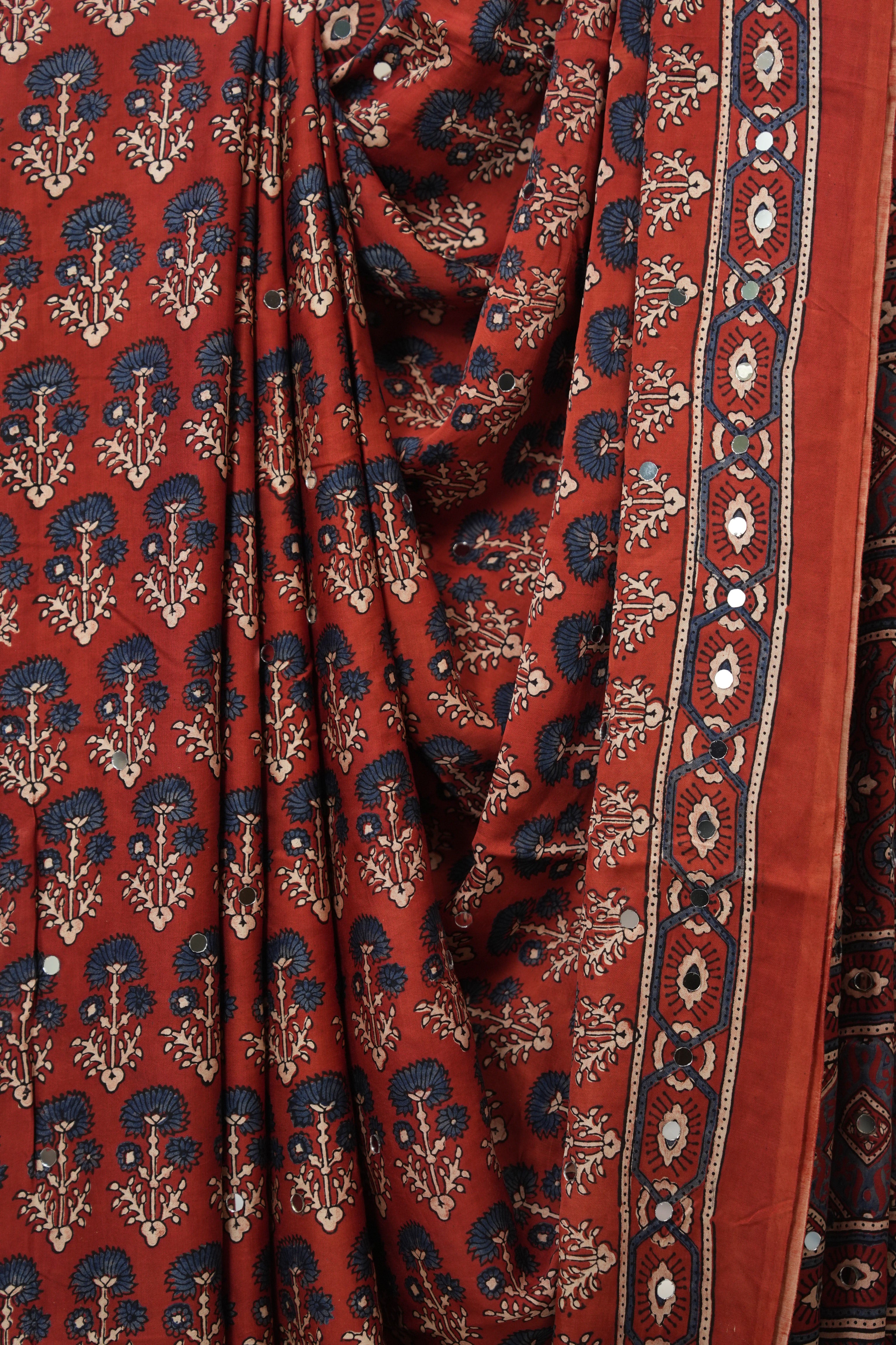 Maroon HBP Modal Silk Saree - SRMMSS621