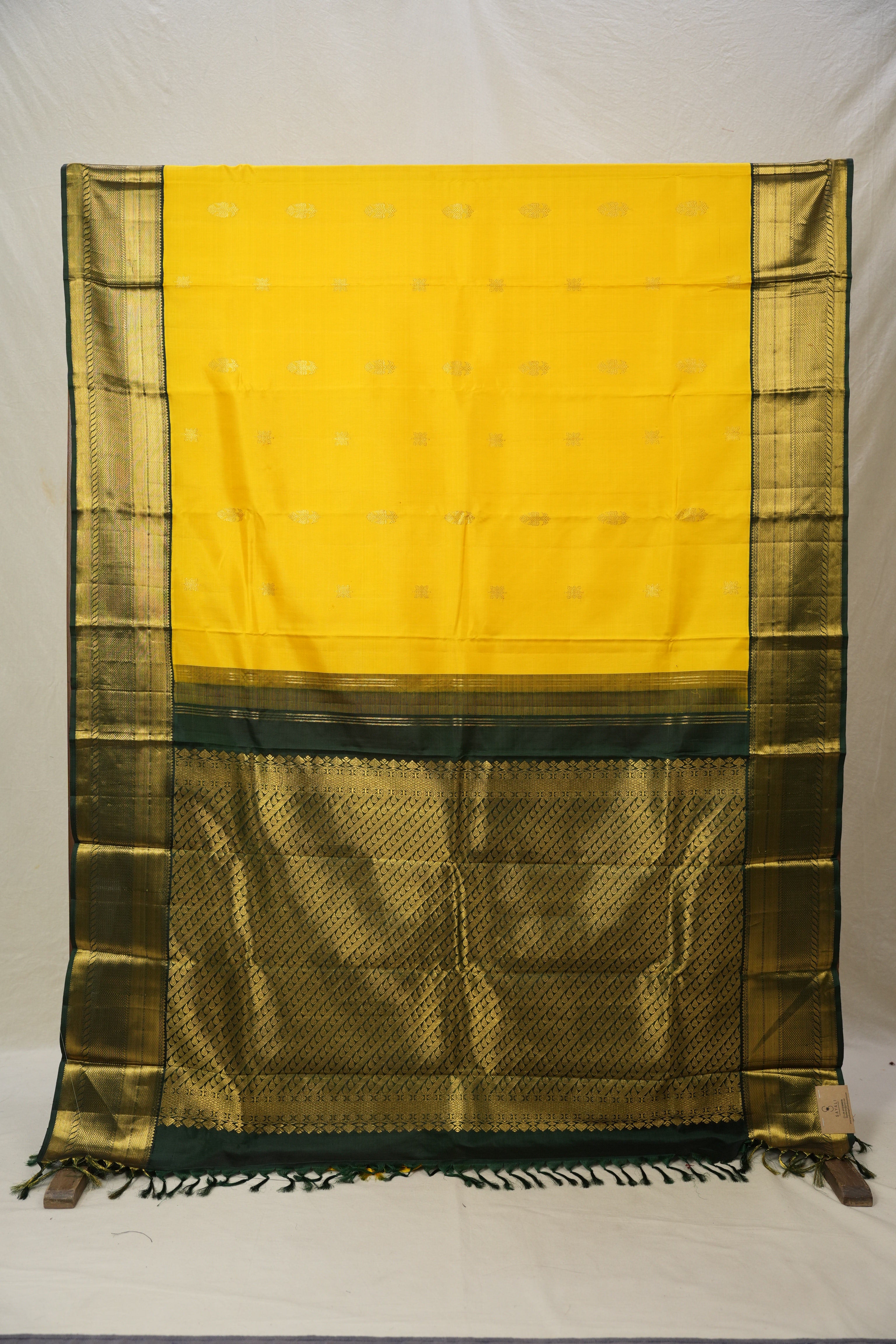 Yellow Kanjivaram Silk Saree - SRYKSS904