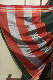 Green Cotton Ilkal Saree - SRGCIS1043