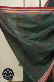 Green Cotton Ilkal Saree - SRGCIS1043