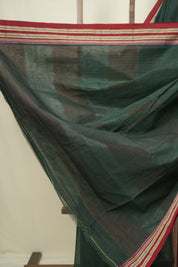 Green Cotton Ilkal Saree - SRGCIS1043
