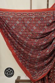 Maroon HBP Modal Silk Saree - SRMMSS621