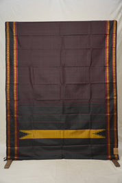 Black Kanjivaram Silk Saree-SRBKSS725