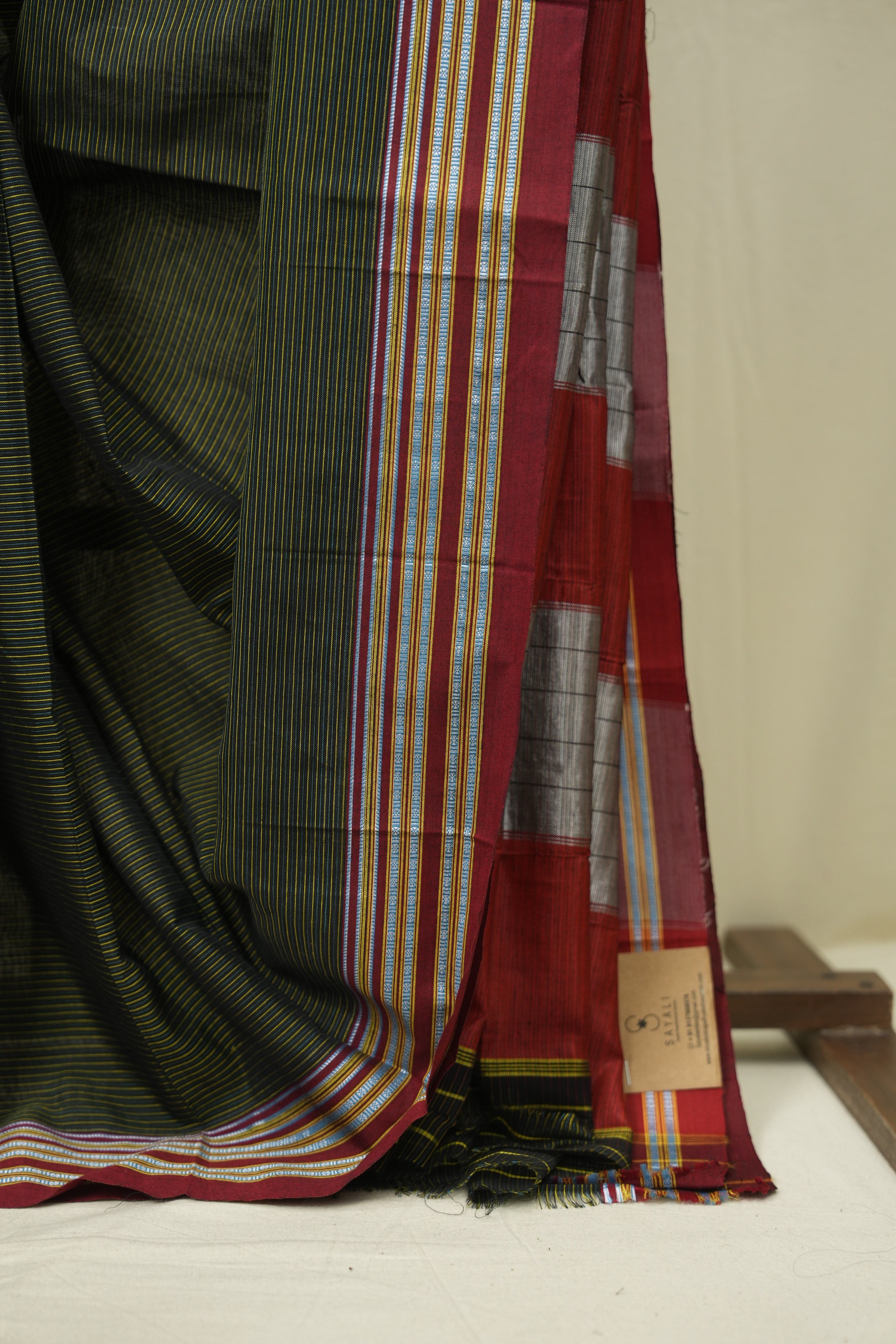 Mehendi Cotton Ilkal Saree - SRMCIS1044