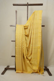 Yellow Raw Silk Saree - SRYRSS778