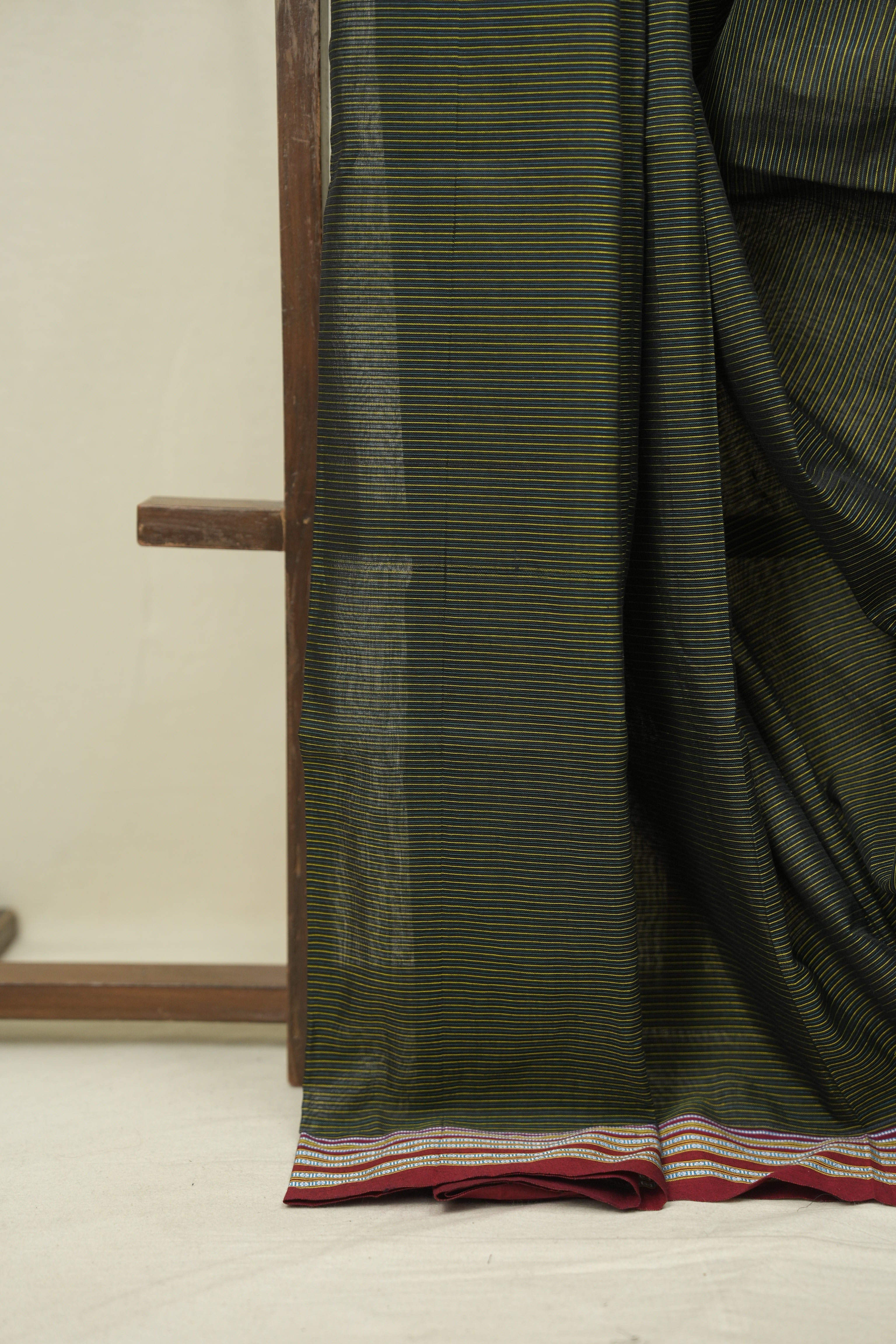 Mehendi Cotton Ilkal Saree - SRMCIS1044