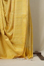 Yellow Raw Silk Saree - SRYRSS778