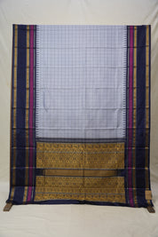 Grey Kanjivaram Silk Saree - SRGKSS864