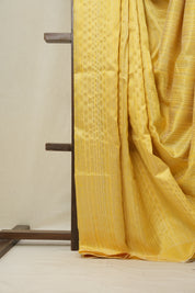 Yellow Raw Silk Saree - SRYRSS778