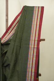 Mehendi Cotton Ilkal Saree - SRMCIS1044
